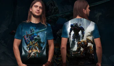 Футболки с полной запечаткой: Transformers 5